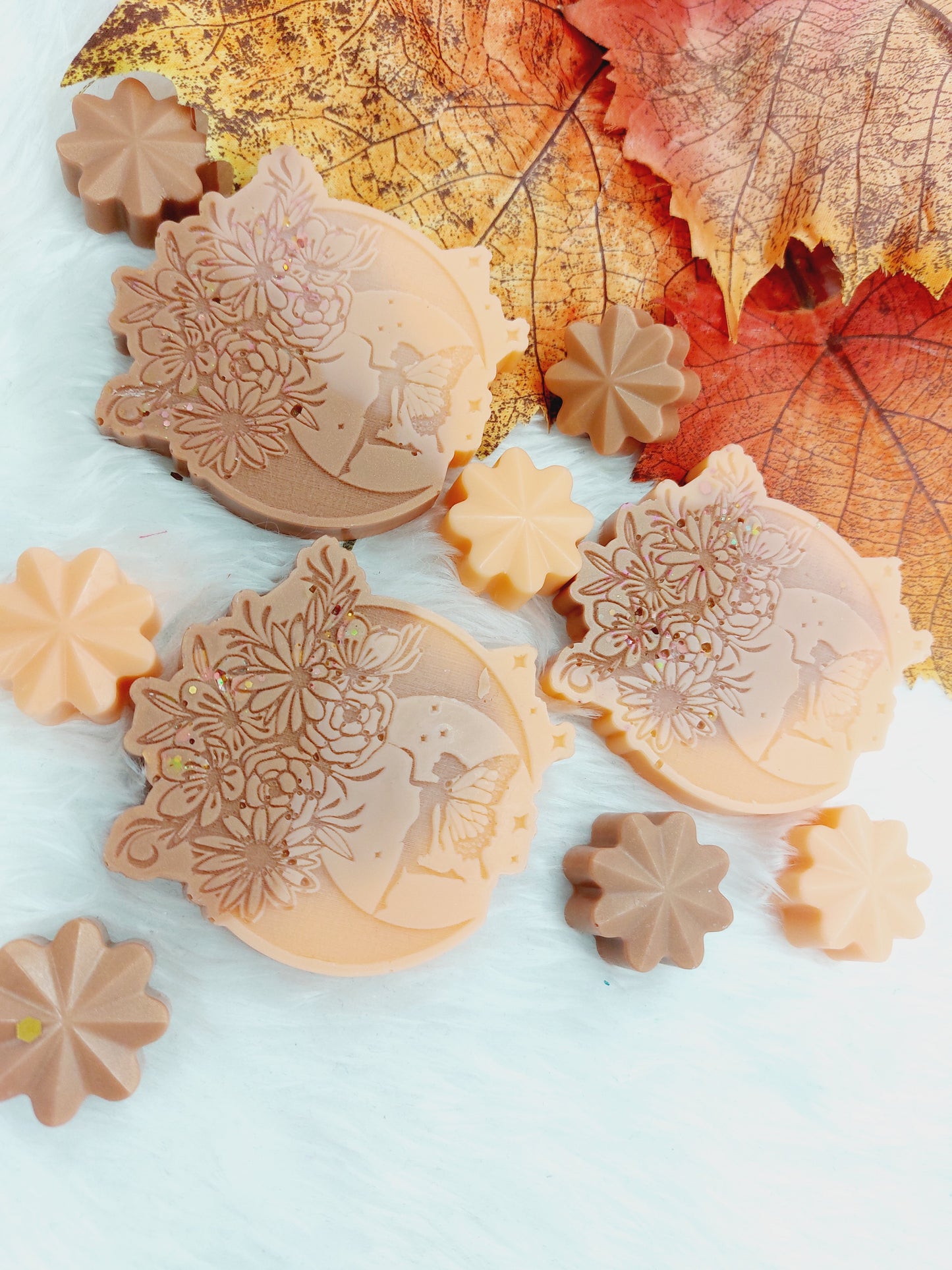 Autumn Leaves. Fairy Moon Shapes