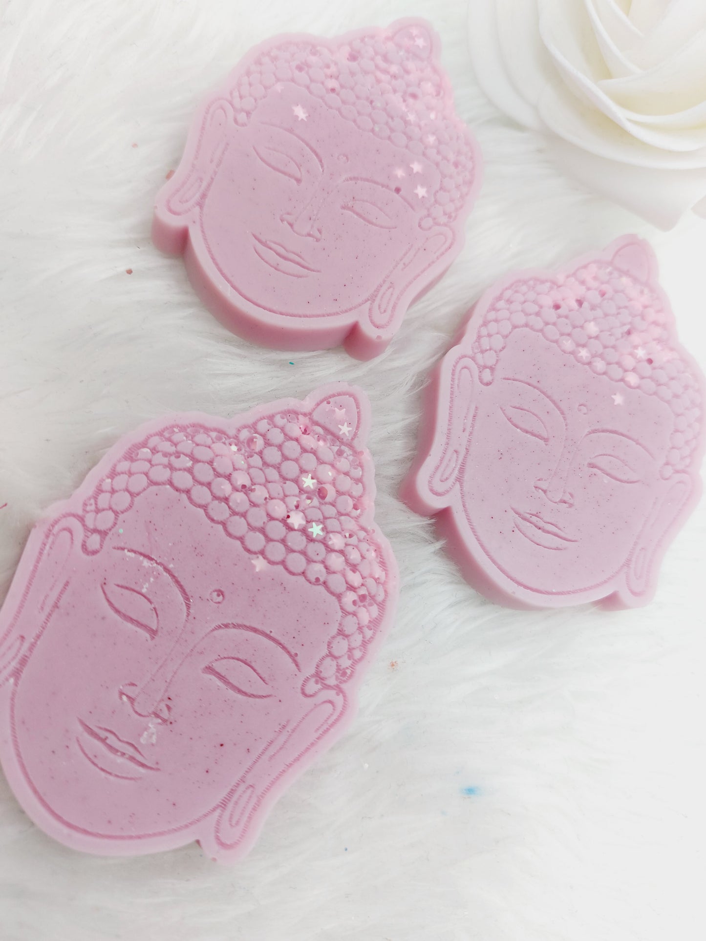 Chunky Knit Cardigan. Buddha Heads