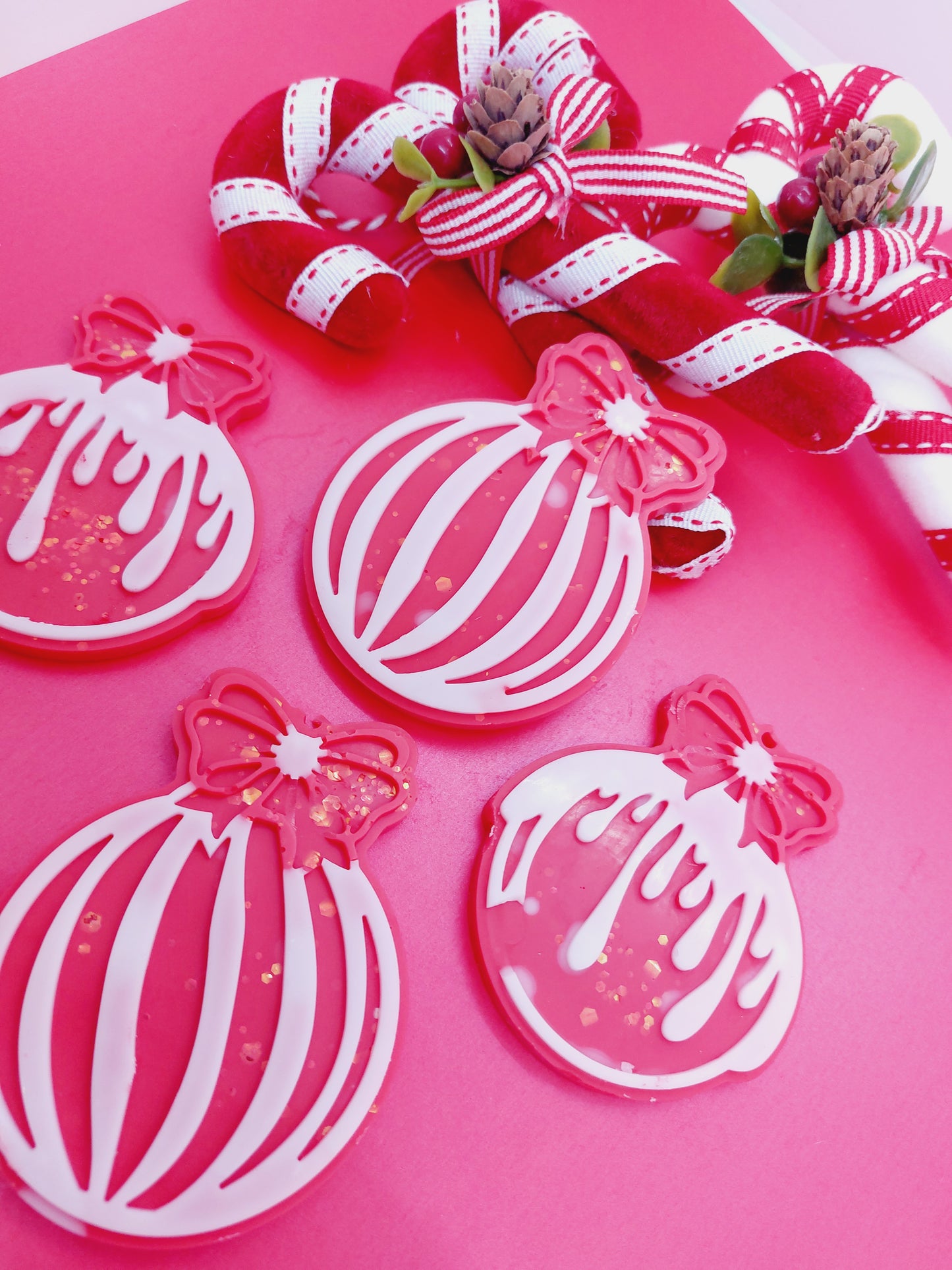 Candy Cane. Snap Bars