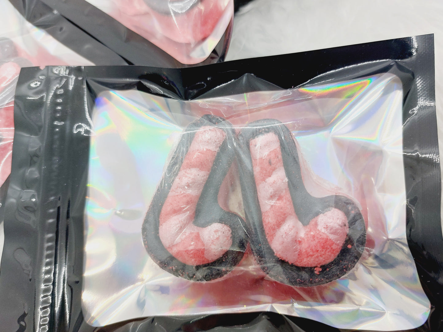 Mini Candy Cane Bath Bombs( Pk 2)