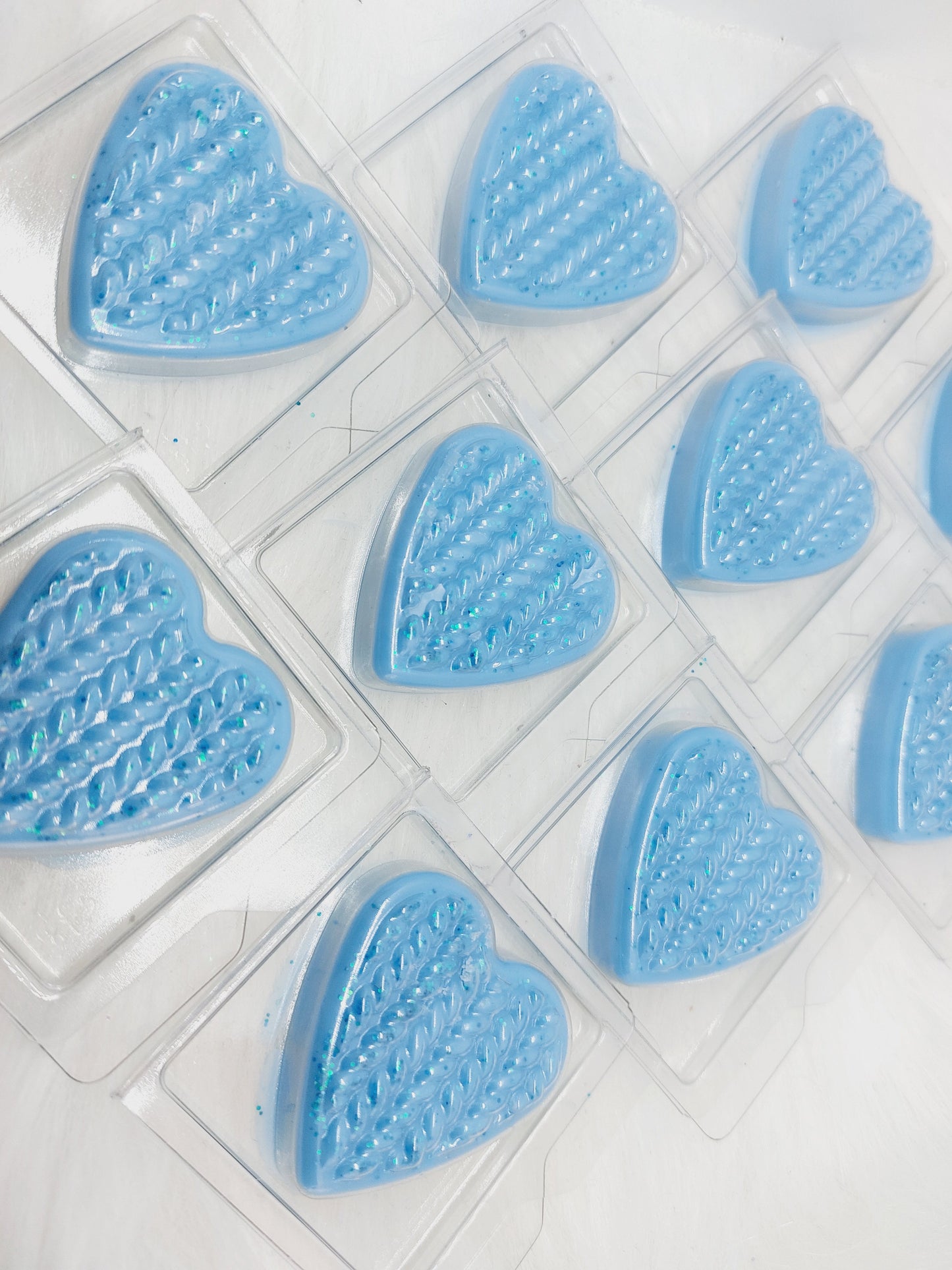 Fairy Blue ( Blend) Heart Clams