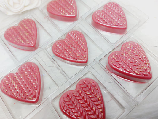 Black Amber, Plum & Vanilla Woods ( Sol De Janeiro) Heart Clams