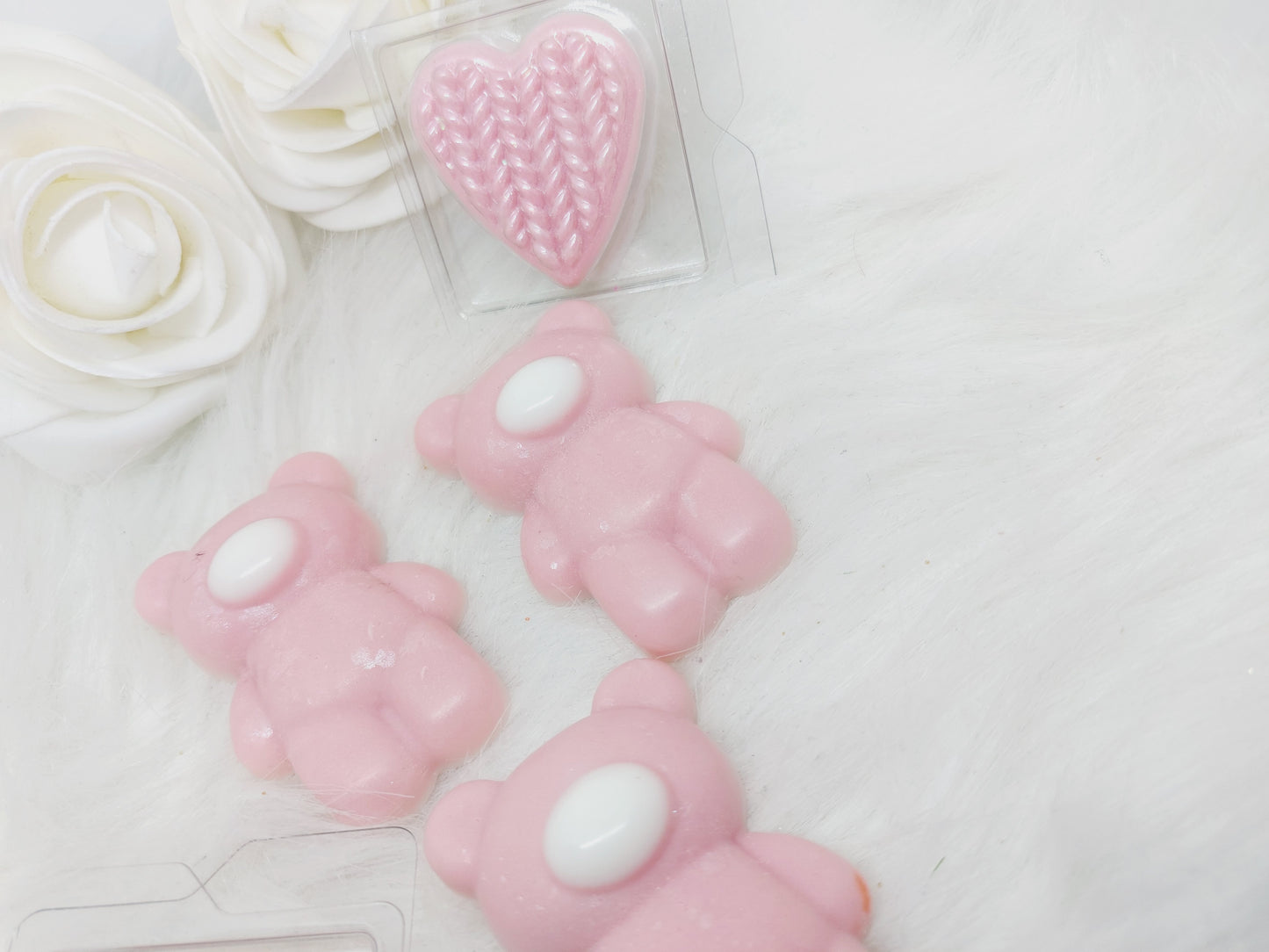 Pink Quartz Teddy Shapes