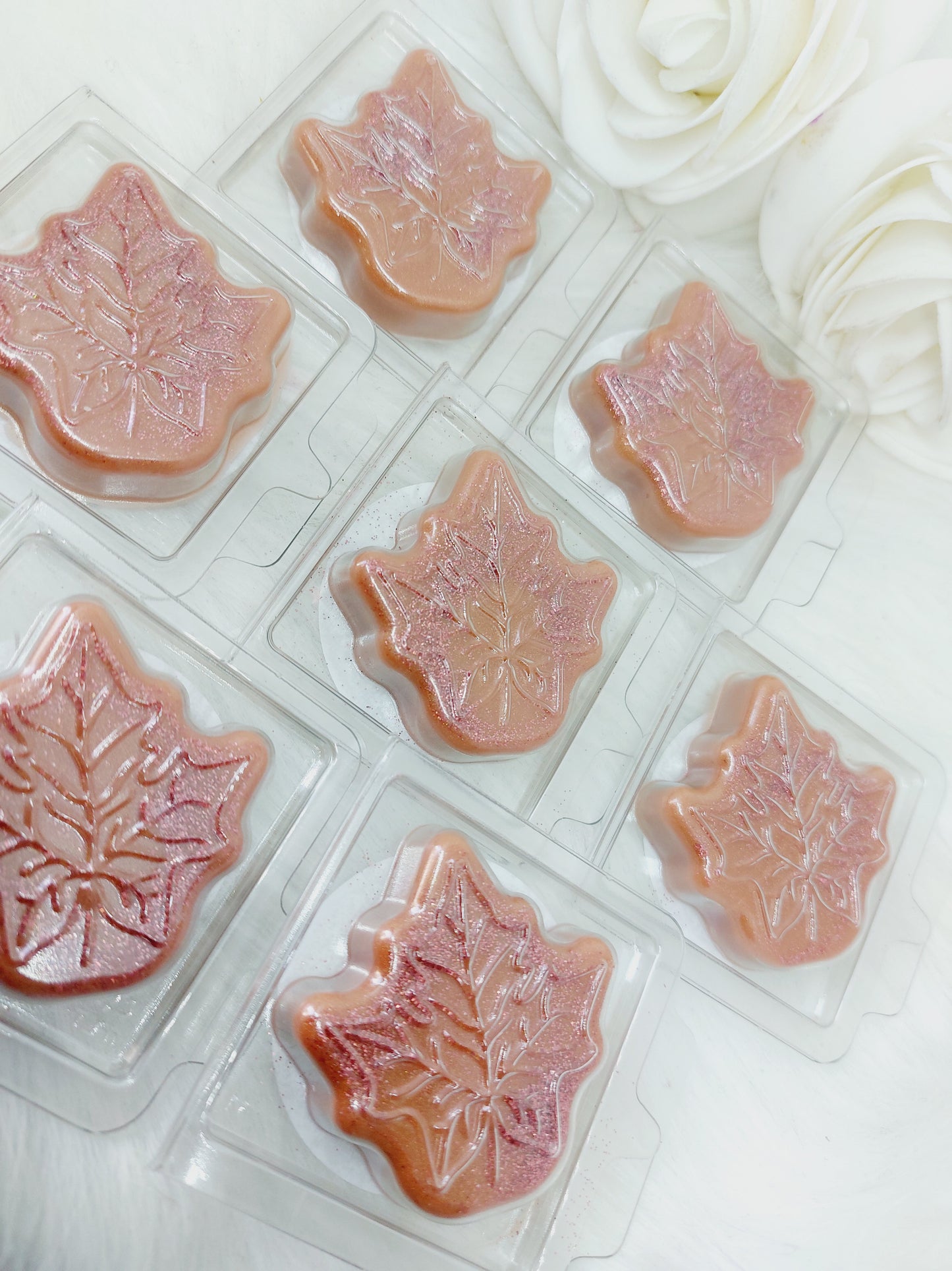 Marshmallow & Snowflake Cookie. Leaf Clams