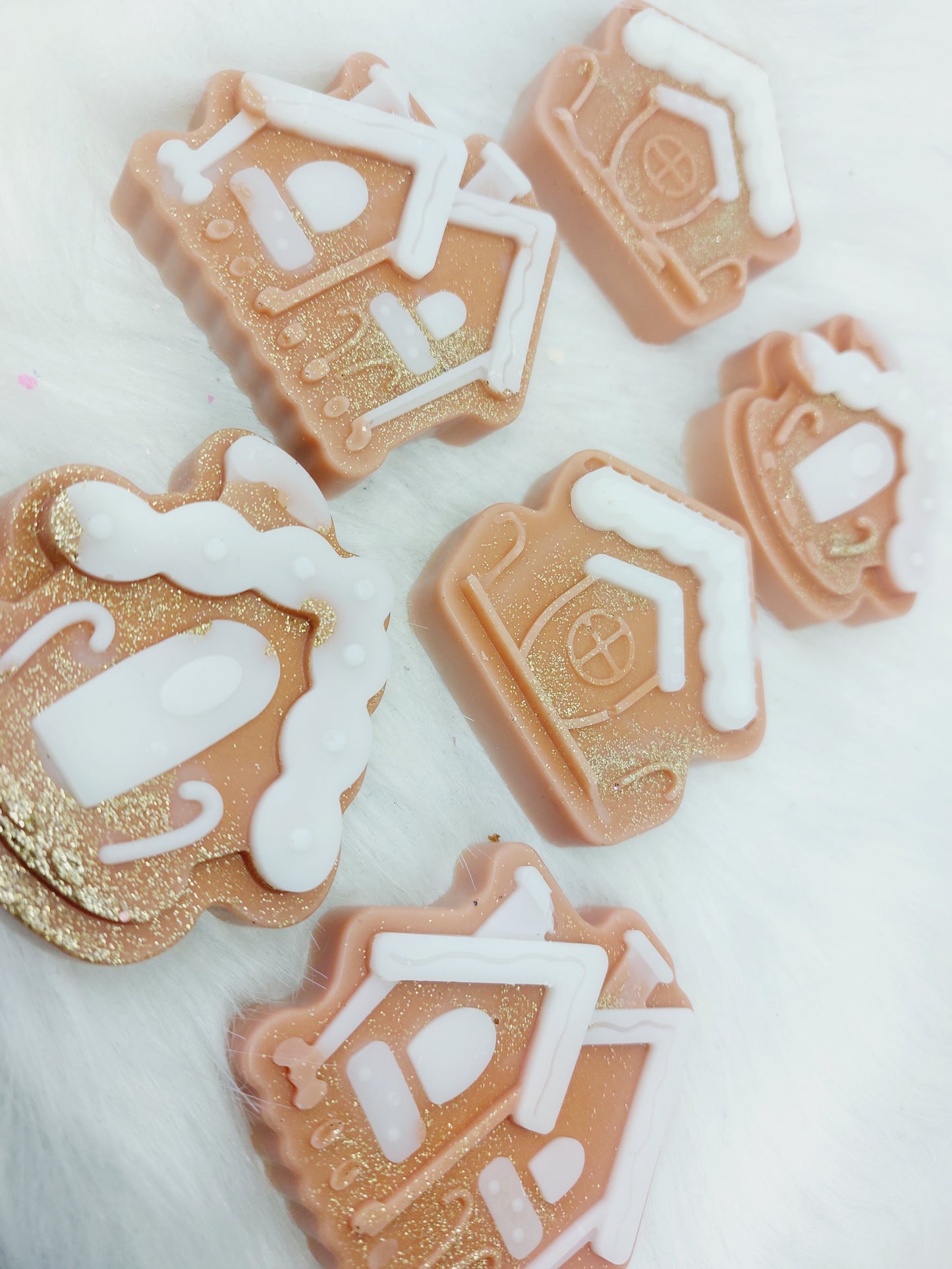 Gingerbread House. Chunky House Shapes. Approx 45gms