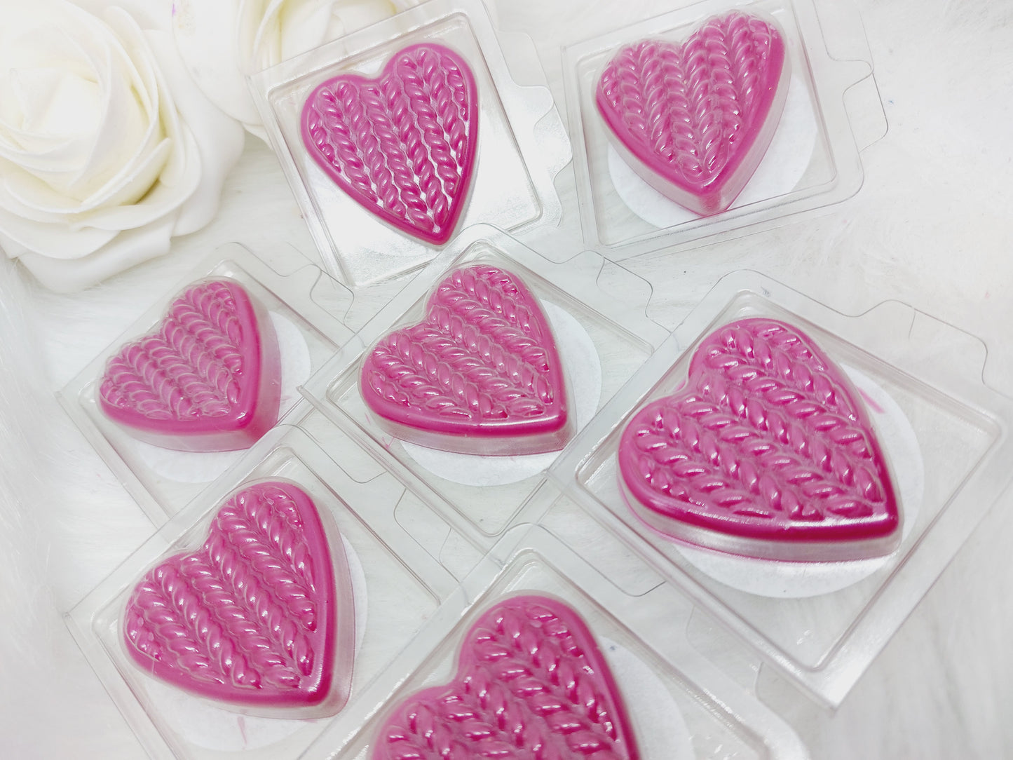 Raspberry Granita & Frangipani. Heart Clams