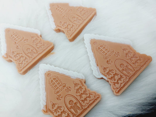 Baked Gingerbread House Shapes