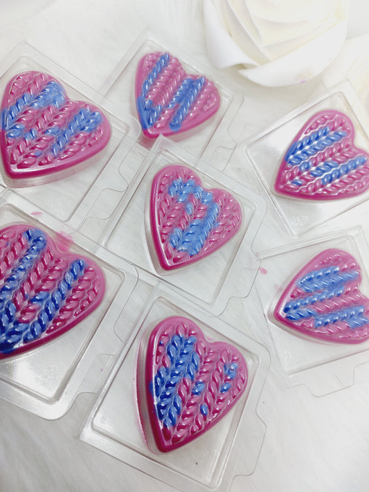 Blue Raspberry Heart Clams