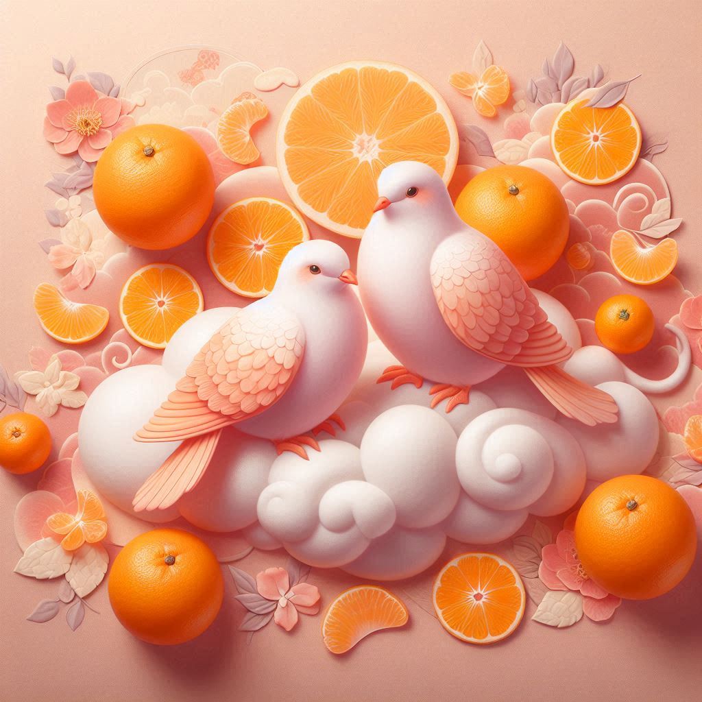 Dove Clementine ( House Blend) Heart Clams