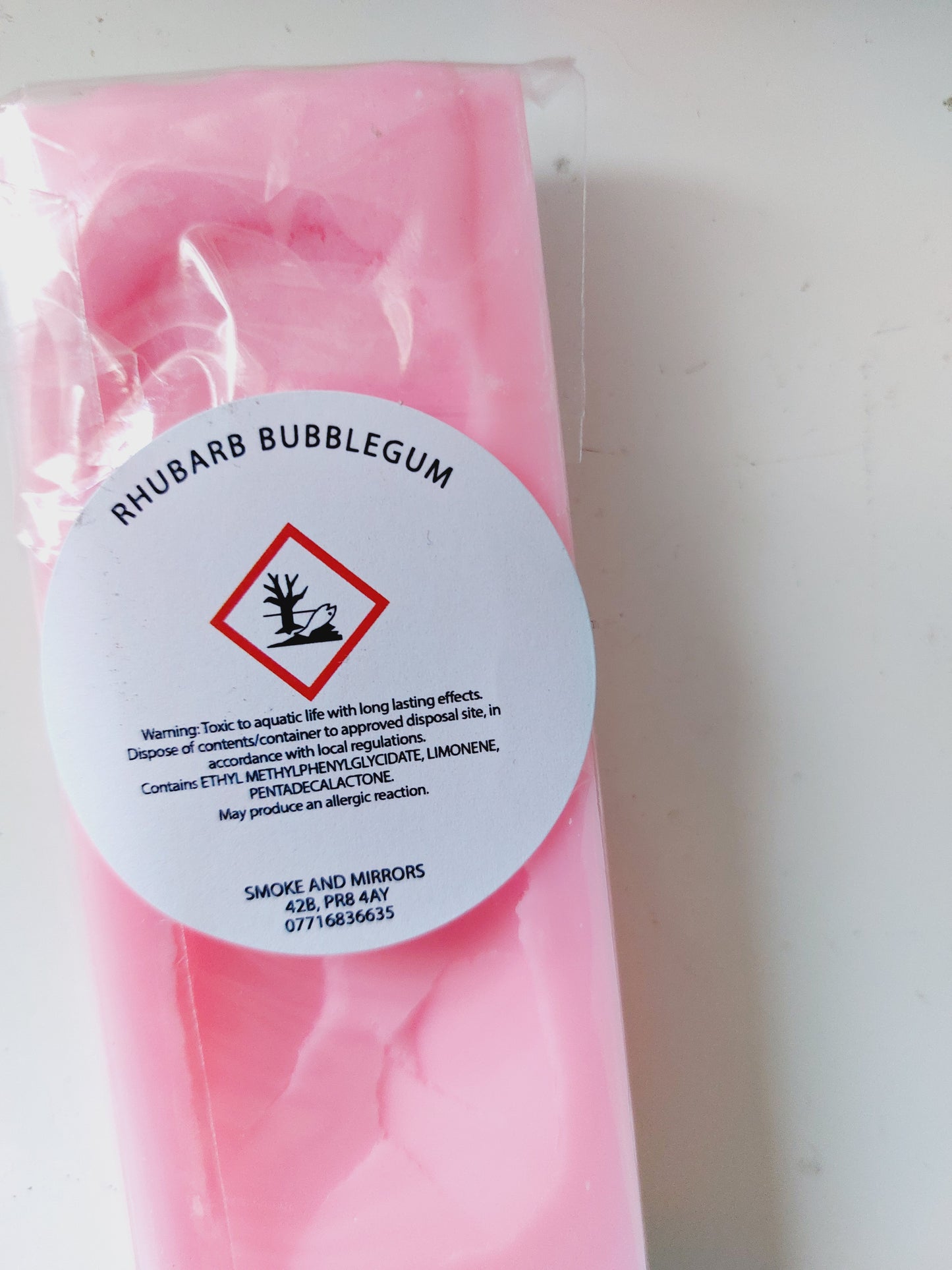 Rhubarb Bubblegum ( House Blend) Waxident