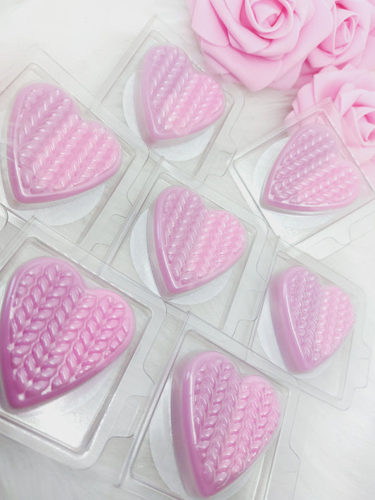 Cherry Blossom & Sweet Pea ( Comfort)Heart Clams