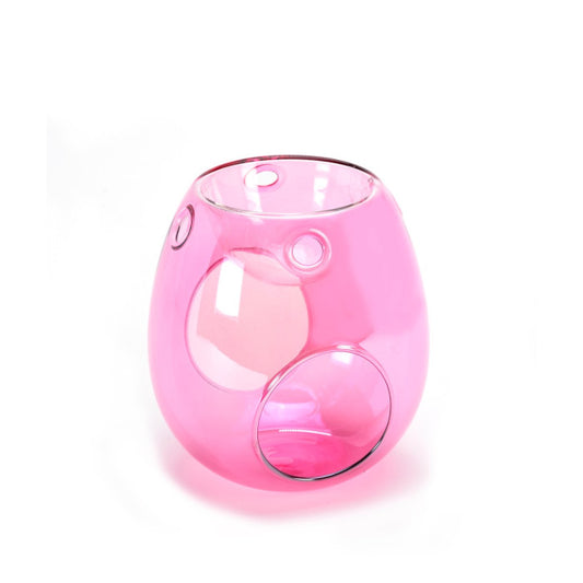 Pretty Pearl Pink Glass Burner