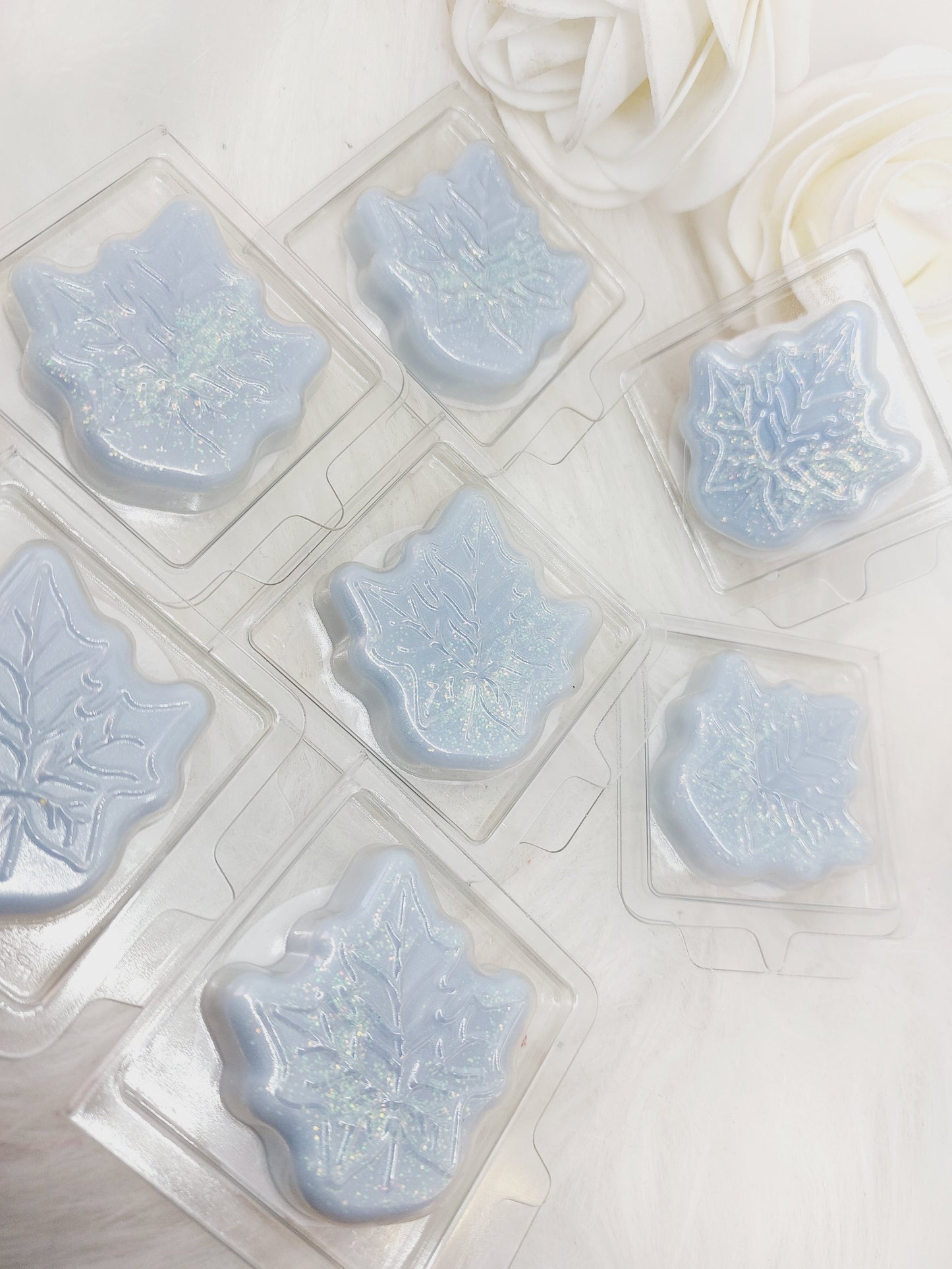 Candy Cane & Iced Mint. Leaf Clams