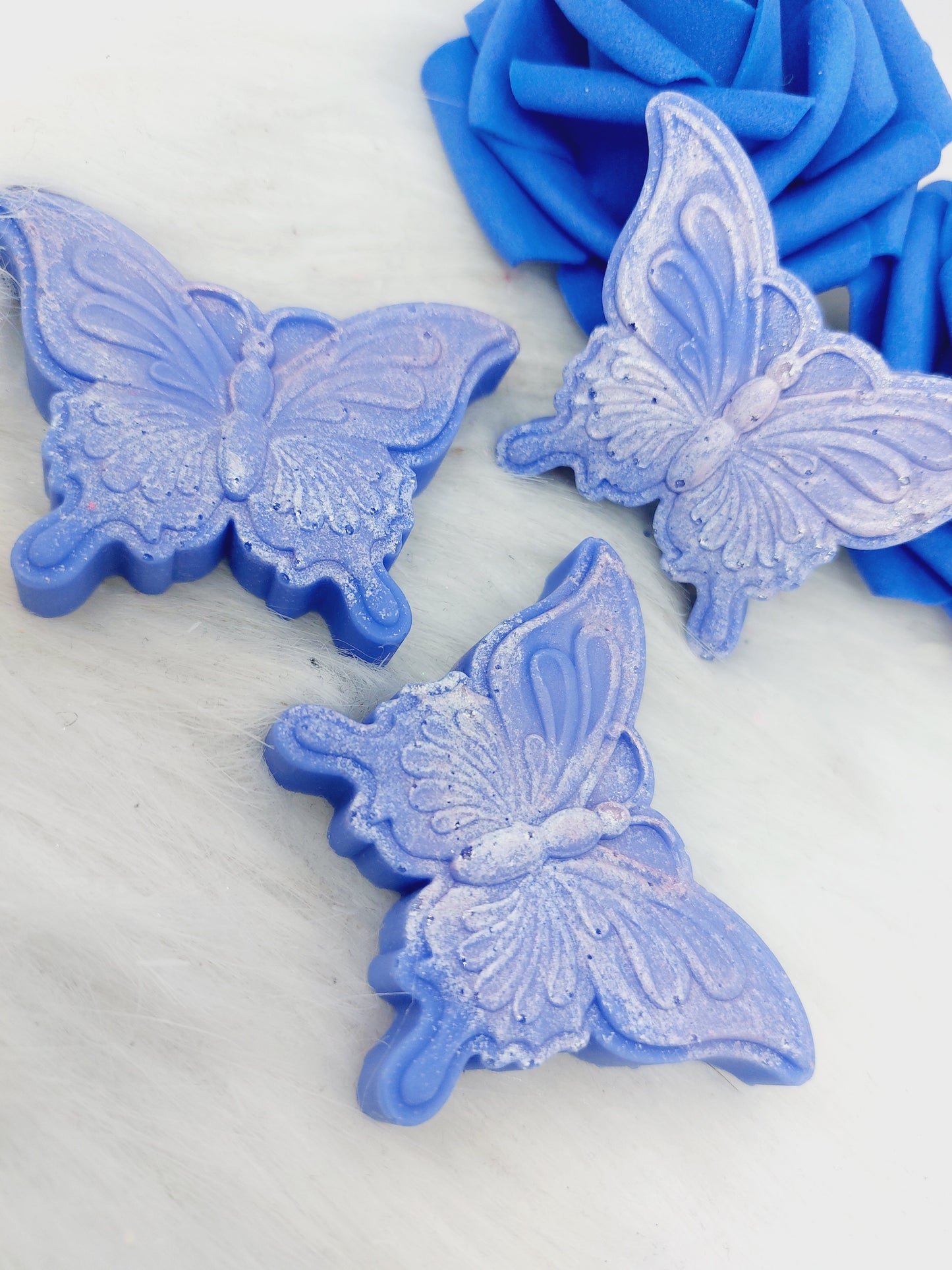 Soothing Lavender Butterfly Shapes