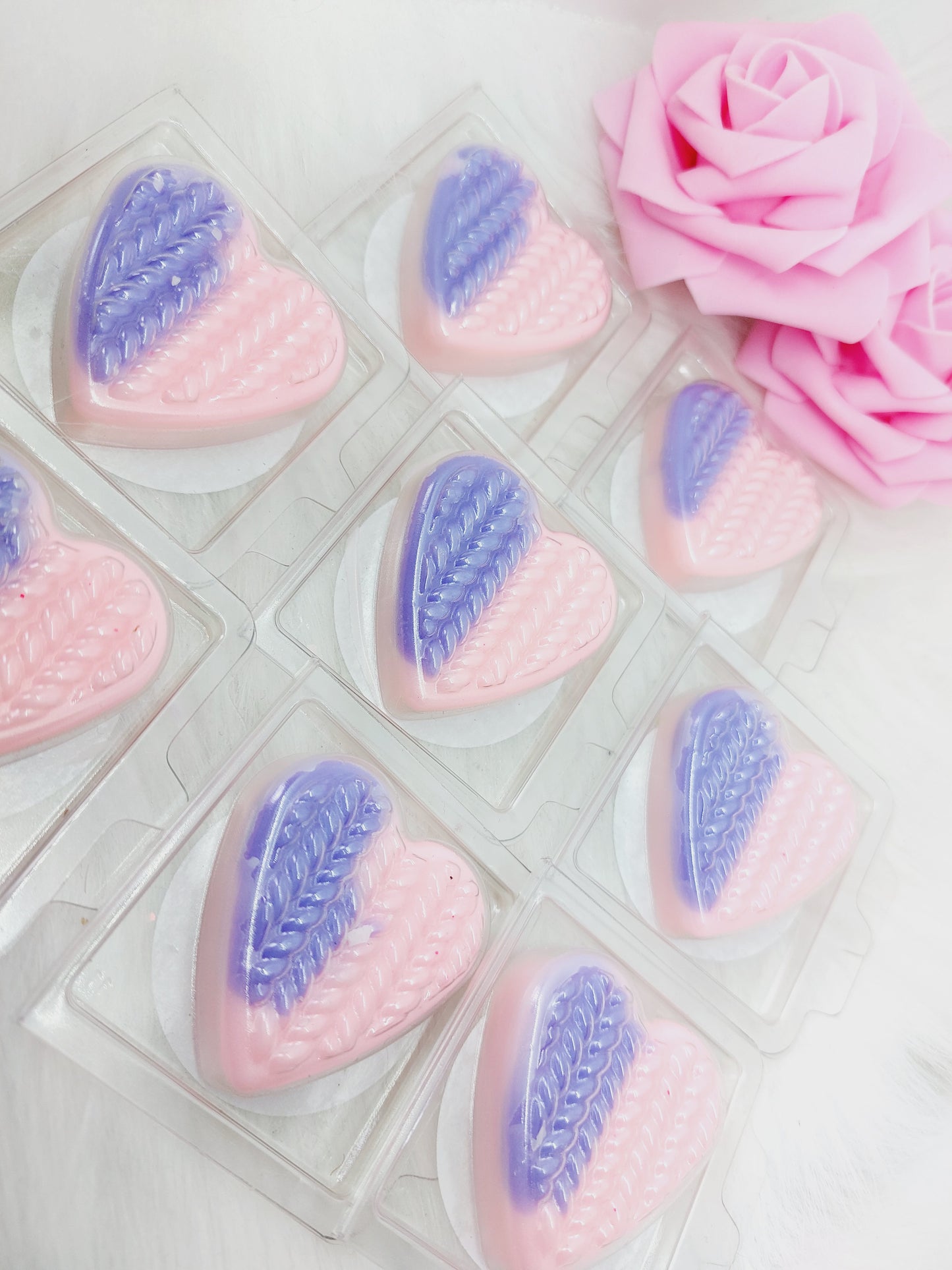 Pink Violets ( House Blend) Heart Clams