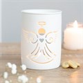 White Angel Cut Out Burner