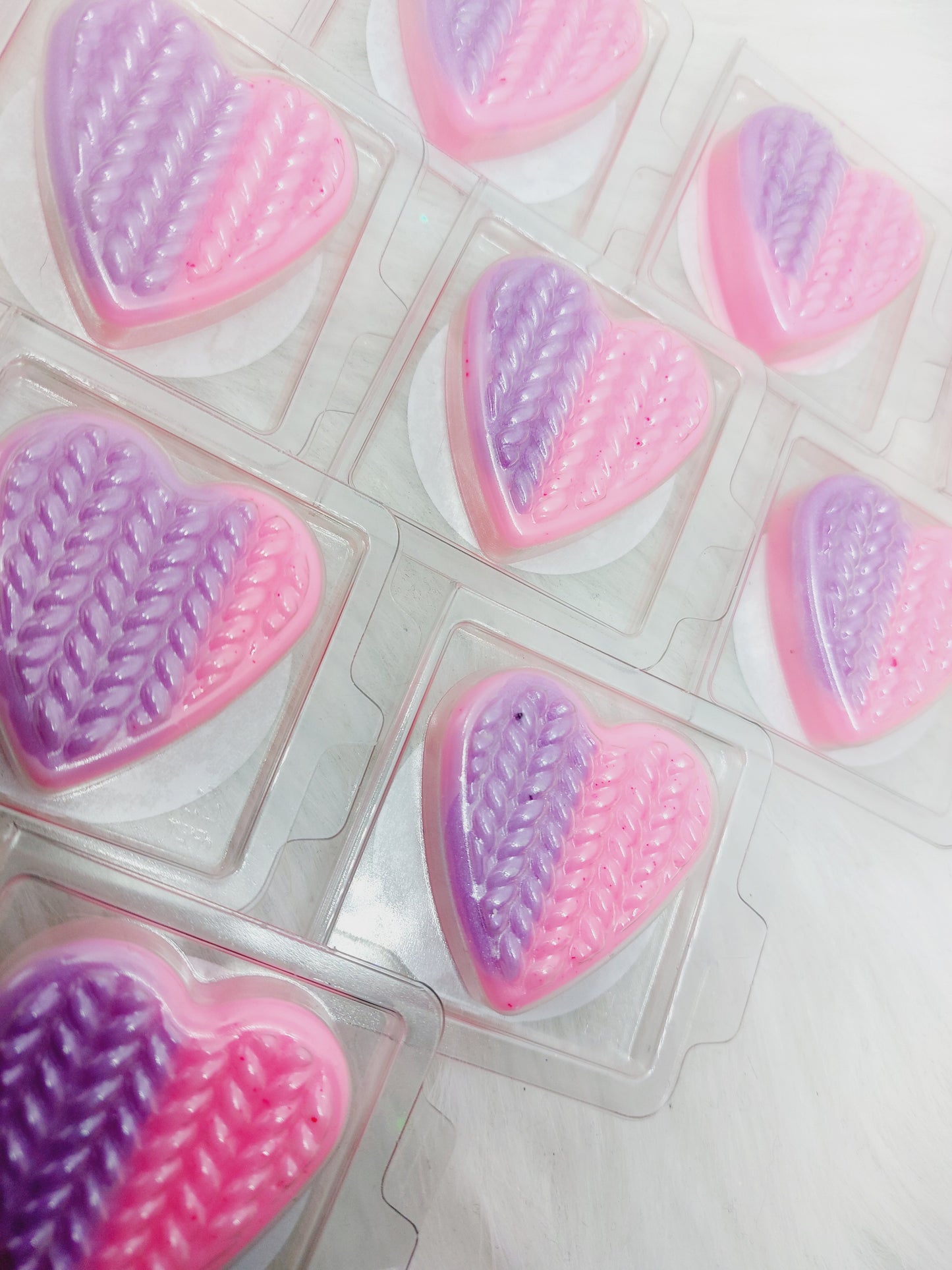 Frosted Sugared Blooms ( Blend) Heart Clams