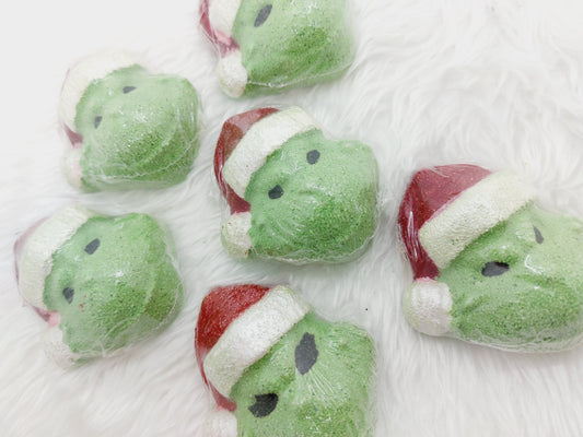 Mini Grinch Bath Bomb