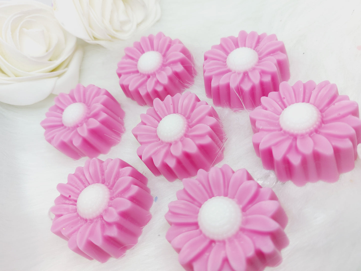 Pink Vanilla & Coco Blossom Sunflower Shape