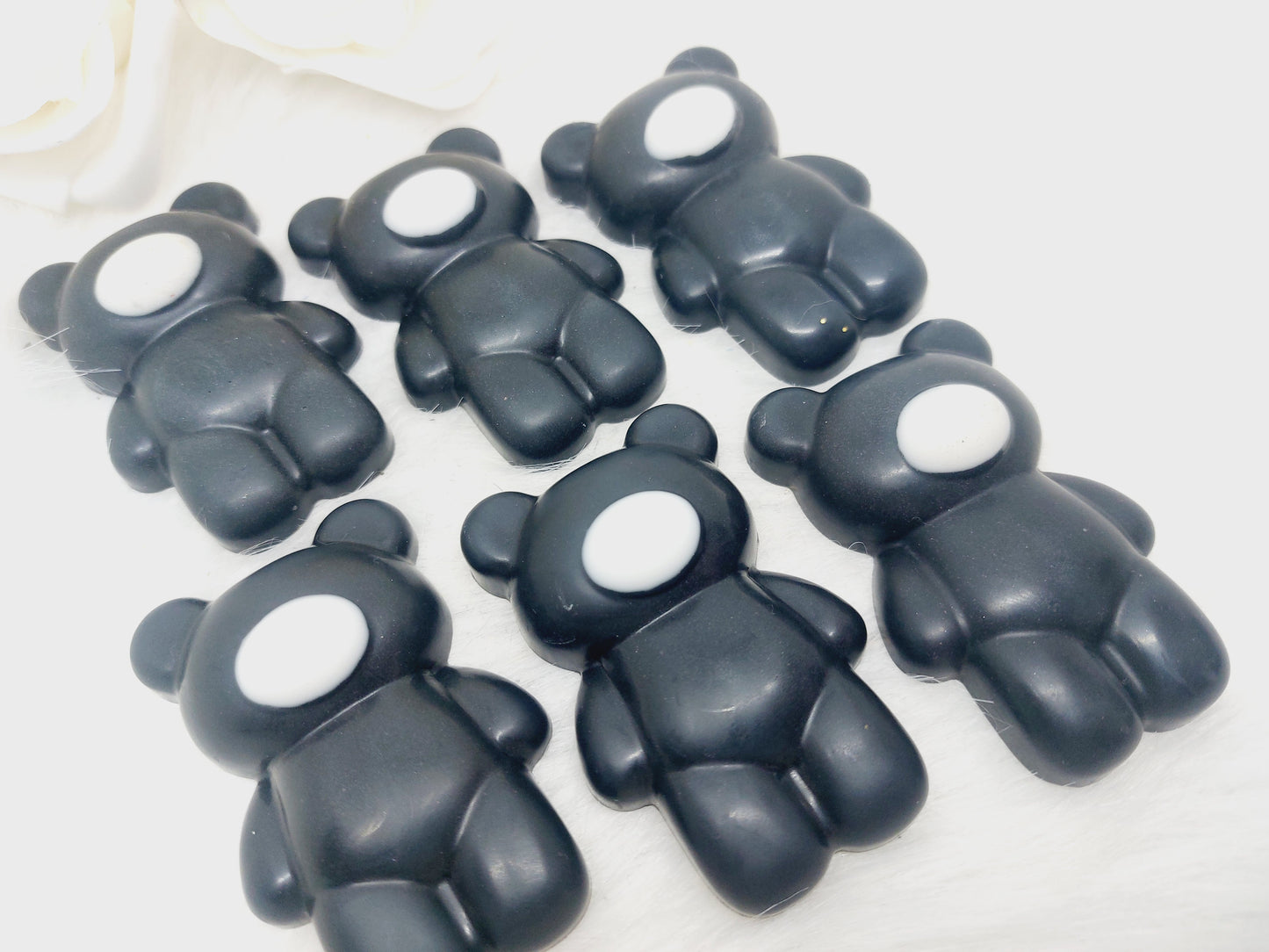 Black Coconut Teddy Shapes