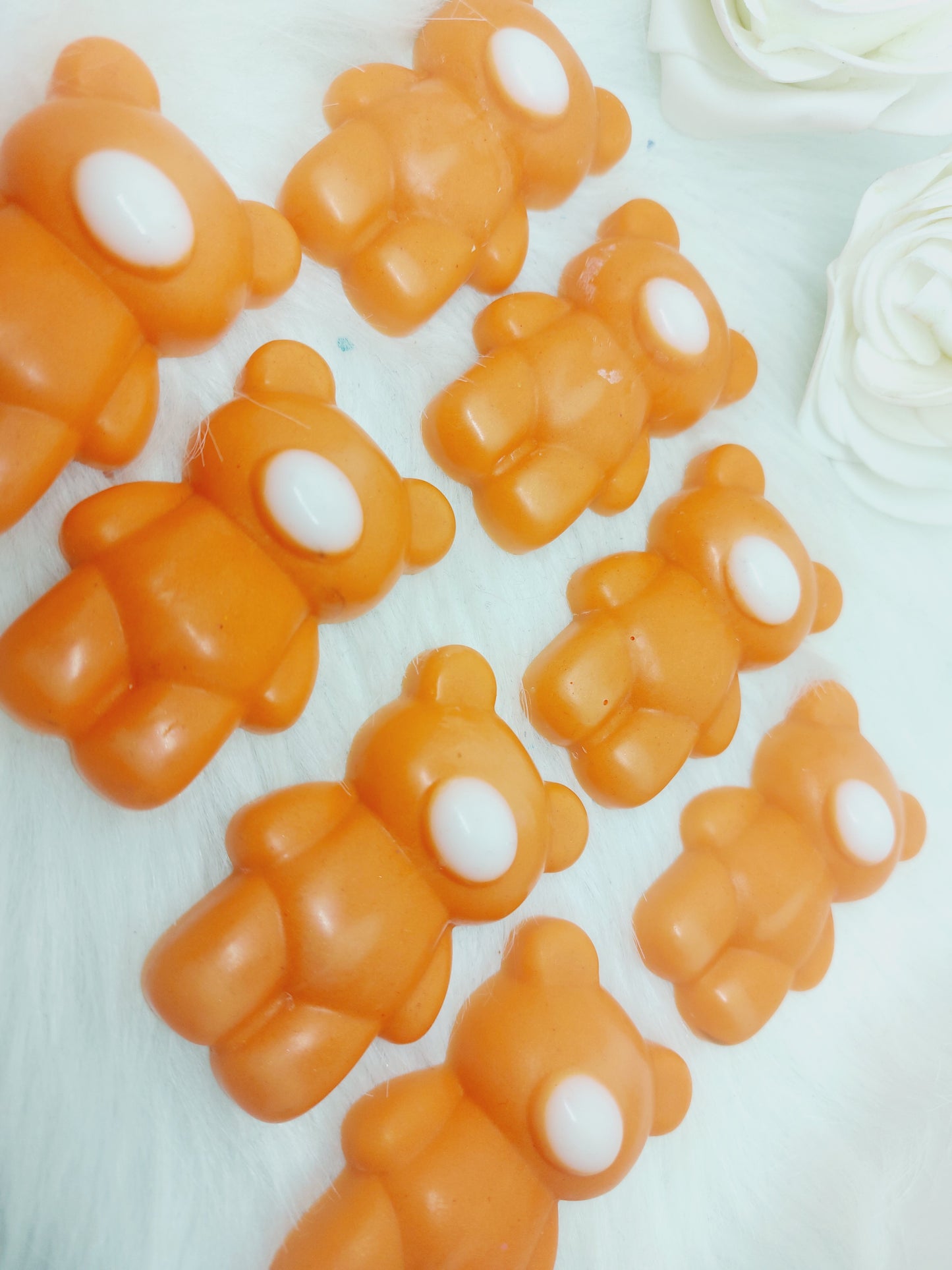 Mandarin Orange Teddy Shapes