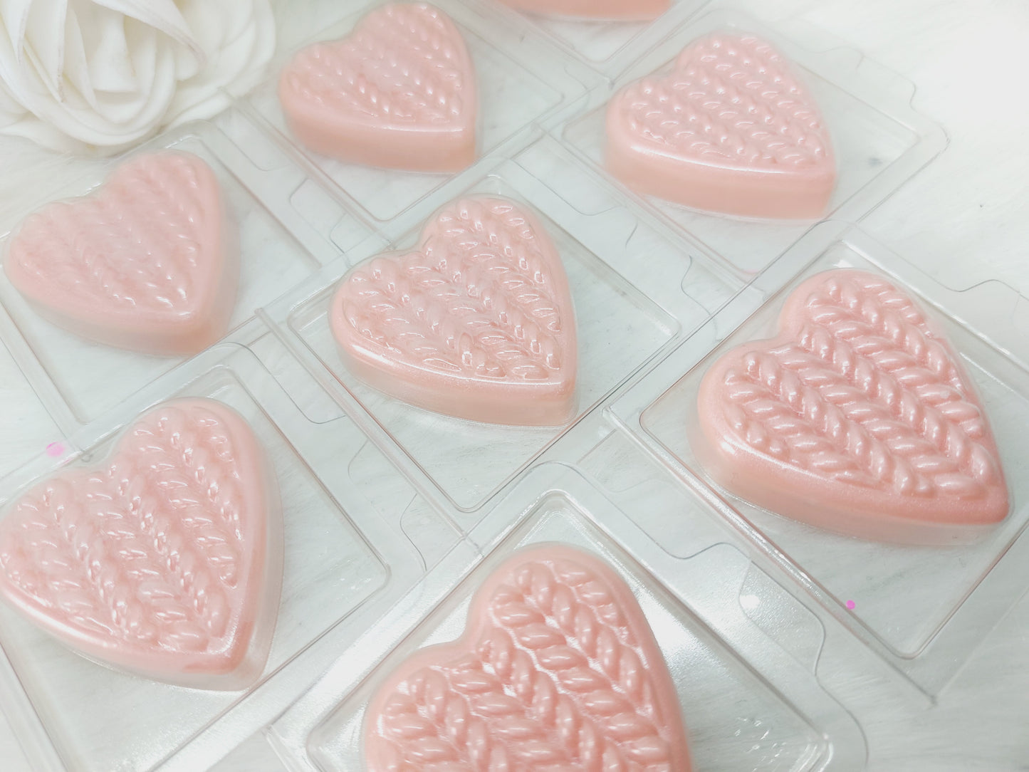 Pink Marshmallows ( House Blend) Heart Clams