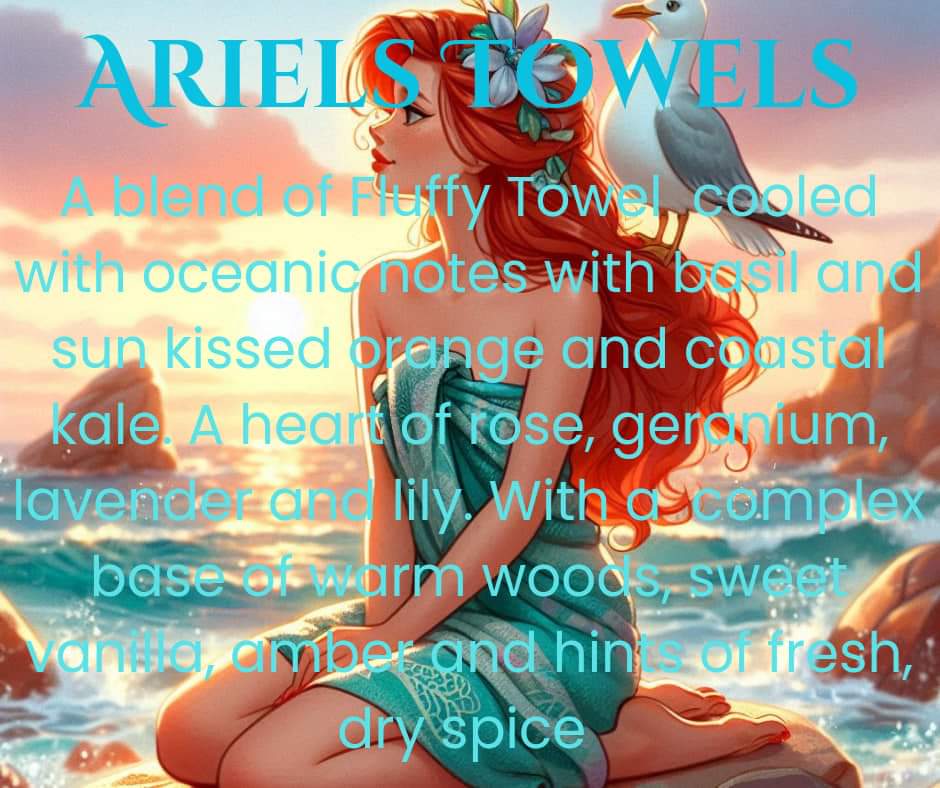 Ariels Towels ( House Blend) Heart Clams