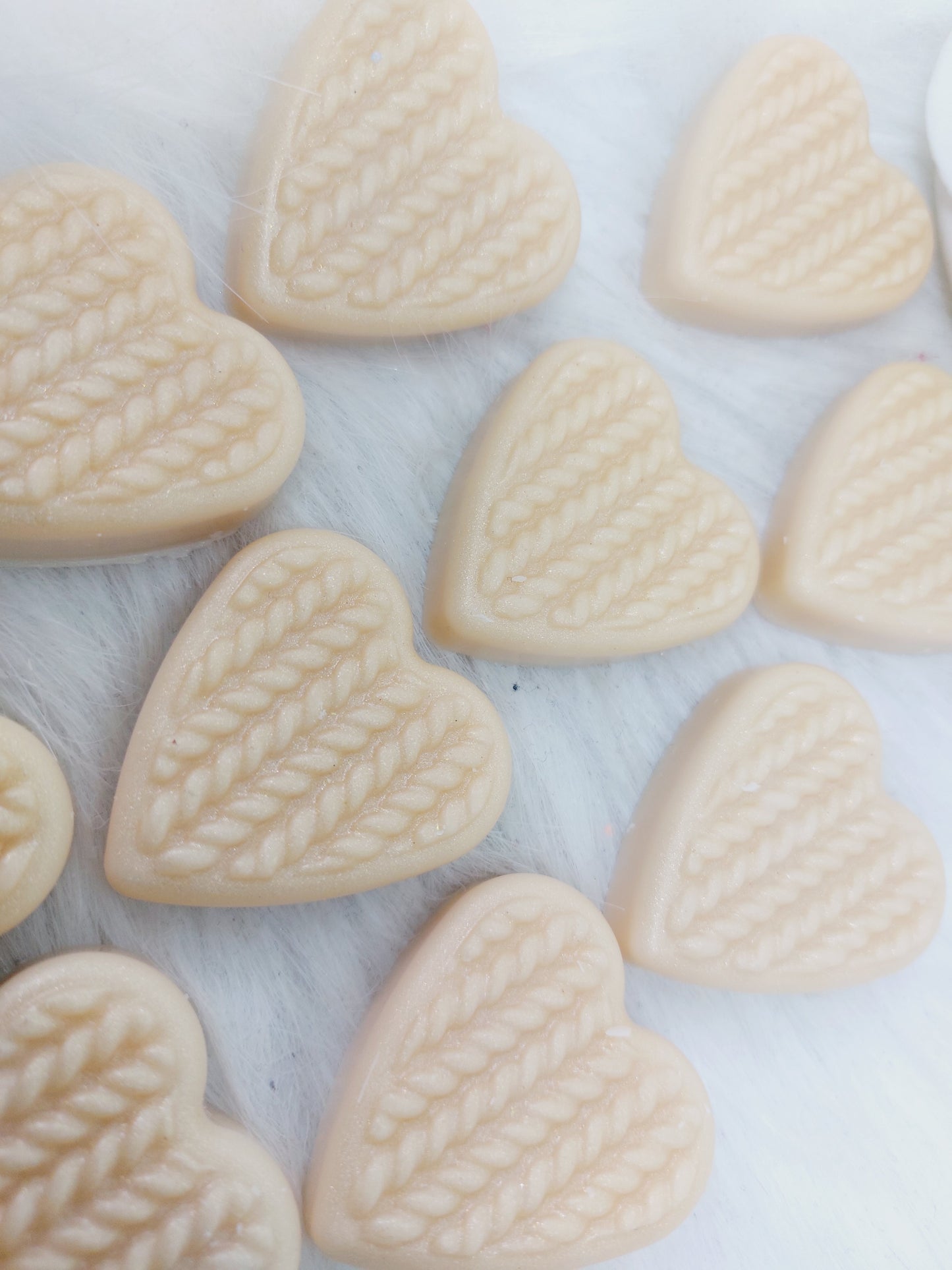 Coconut Shortbread Cookies. Heart Shapes