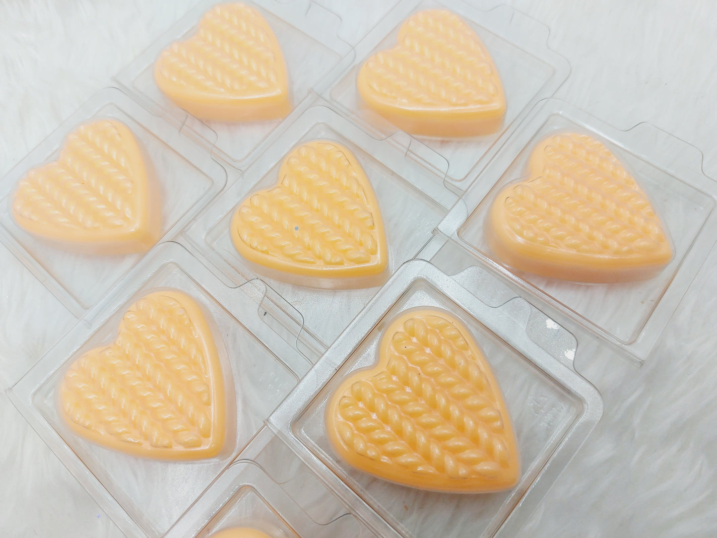 Orange & Coconut Heart Clams