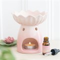 Pink Water Lily Wax Burner