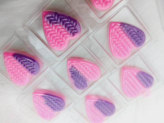 Grape Bubblegum ( Blend) Heart Clams