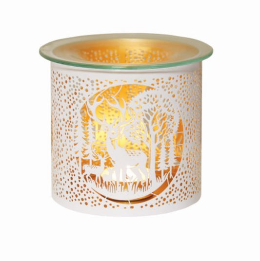 White Deer Family Tealight Burner