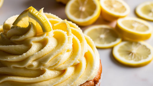 Lemon Buttercream Ice Cream Shapes
