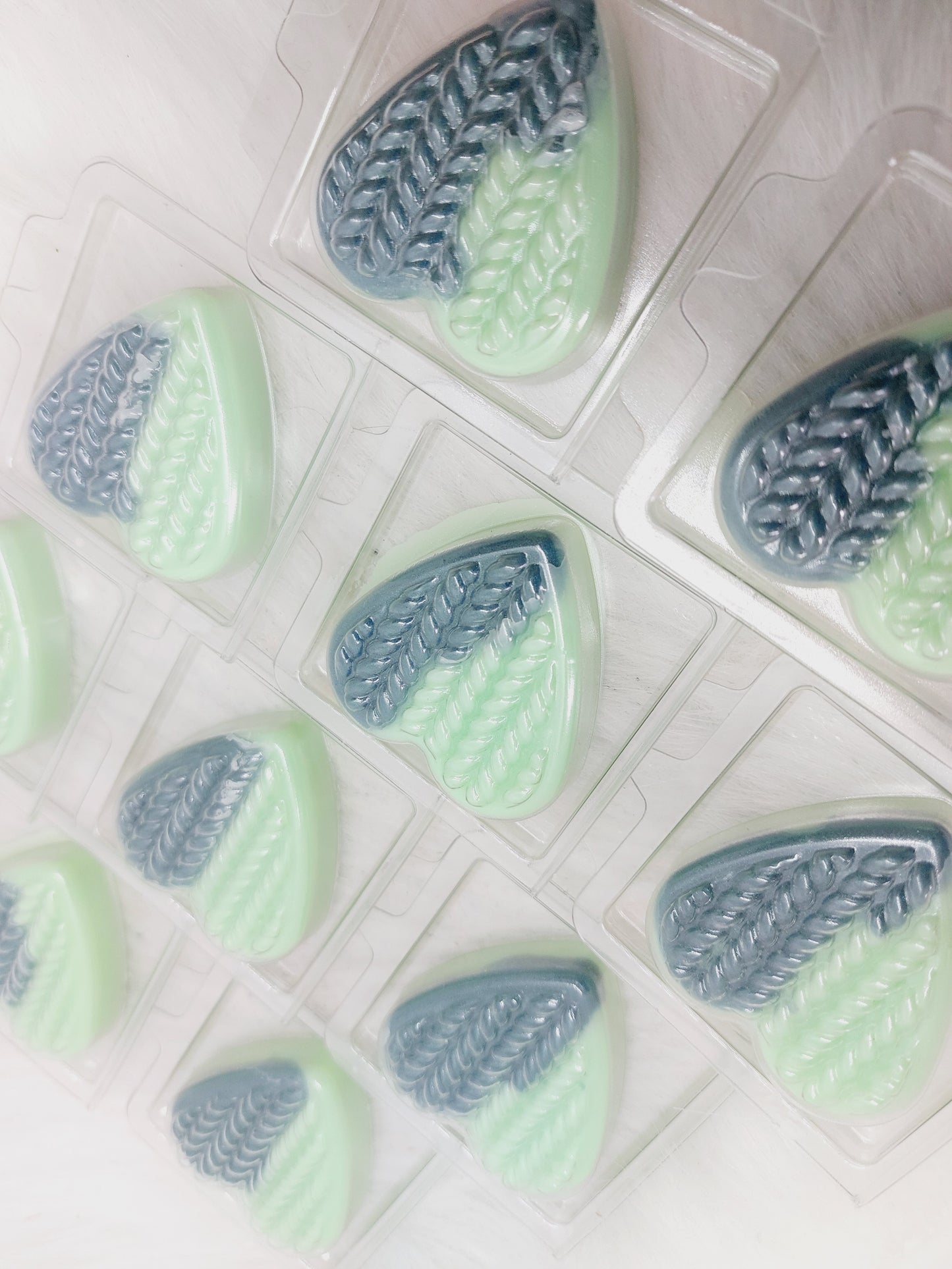 Spearmint & Peppermint Heart Clams