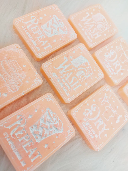 Lenor Orange Blossom & Coastal Cypress. Chunky Tab Laundry Shape. Approx 20gms