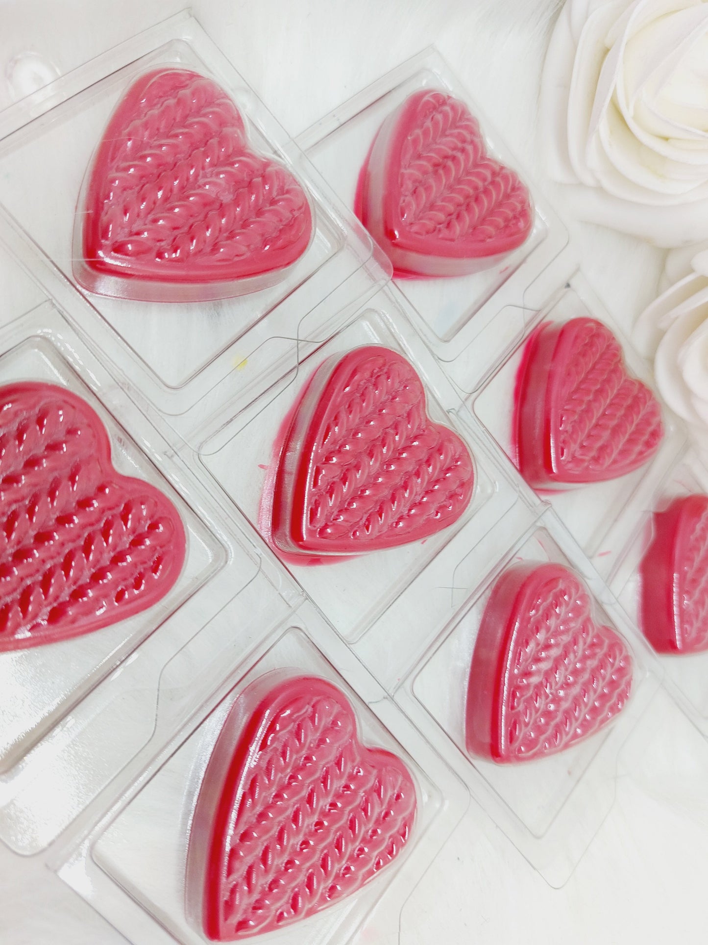 Strawberry Pound Cake. Heart Clams